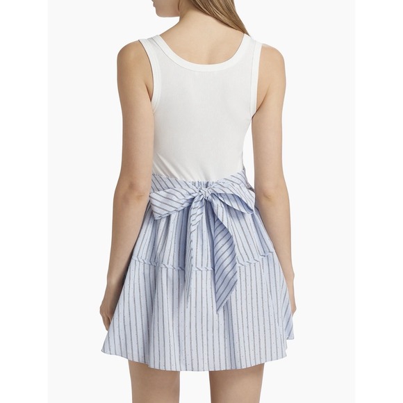 NWT Ramy Brook Moxie Embellished Stripe Mini Dress Preppy Nautical Coastal XL - Picture 6 of 16